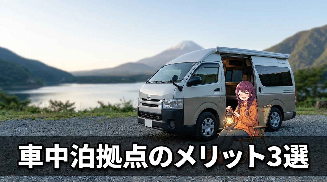 車中泊拠点としての3つのメリット
