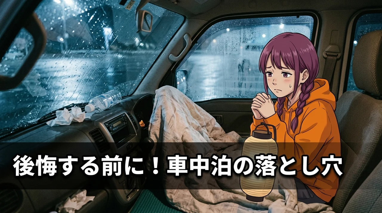 車中泊前に知っておくべきデメリット