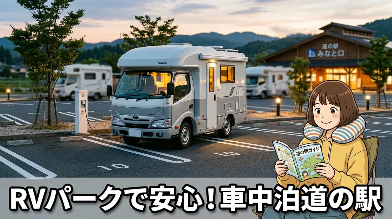 RVパーク併設で安心して車中泊できる道の駅