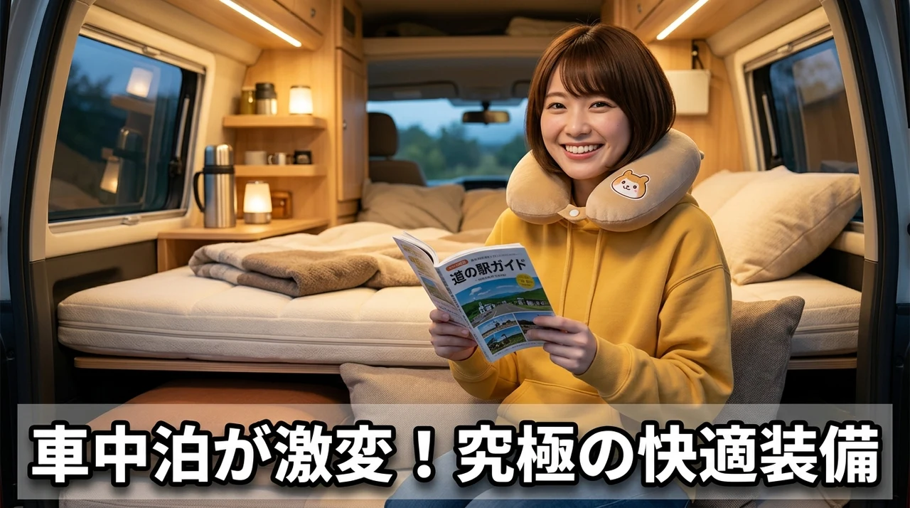 車中泊の快適さを格段に上げるおすすめ装備