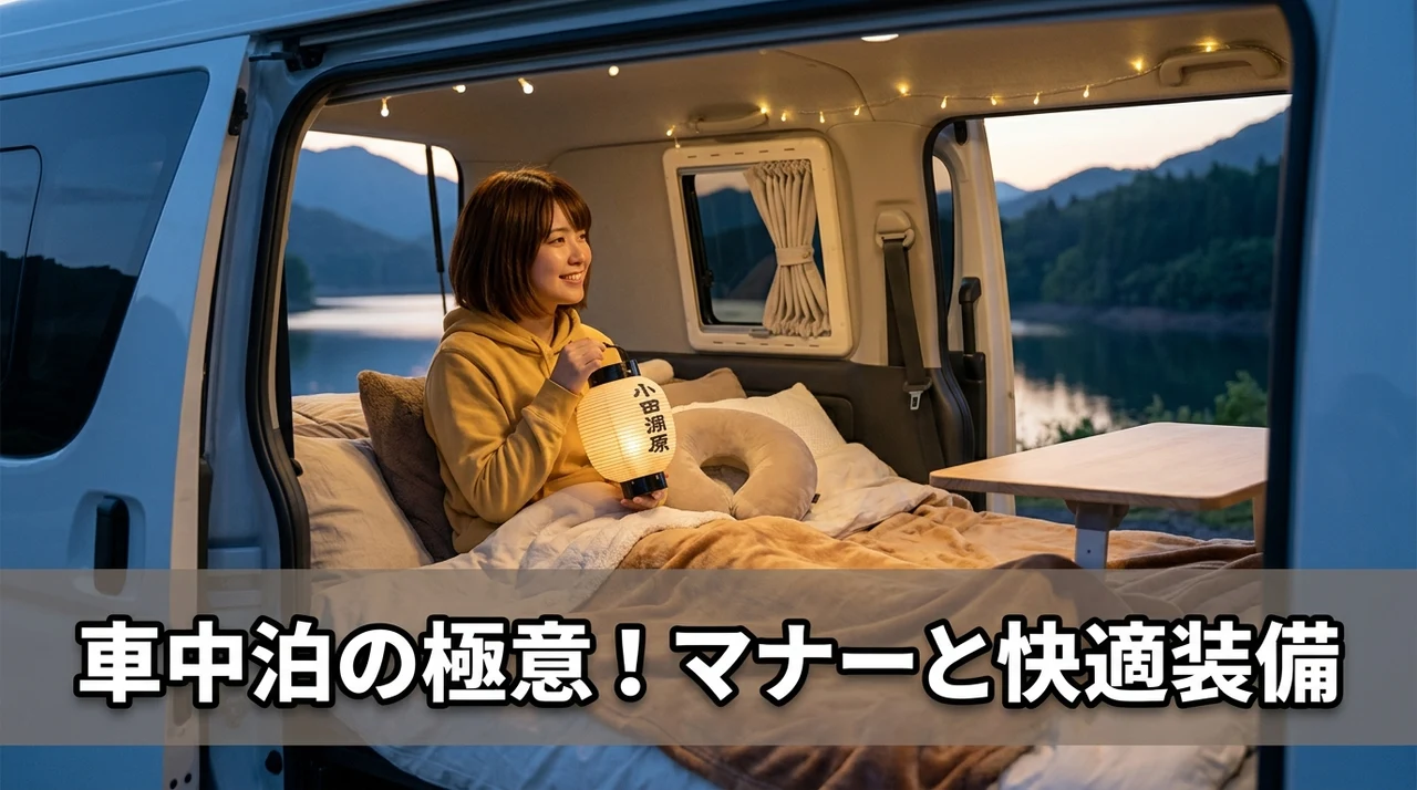 車中泊の必須マナーと快適に過ごすための装備