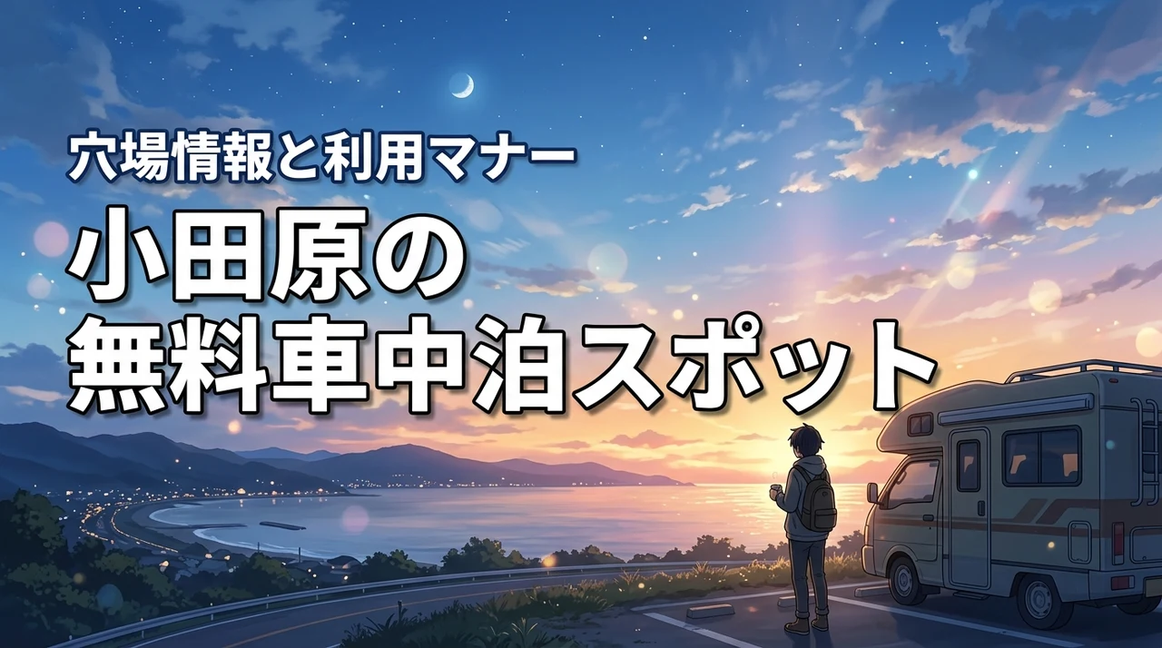 小田原の車中泊は無料で可能？現地で見つけたおすすめスポットとマナー