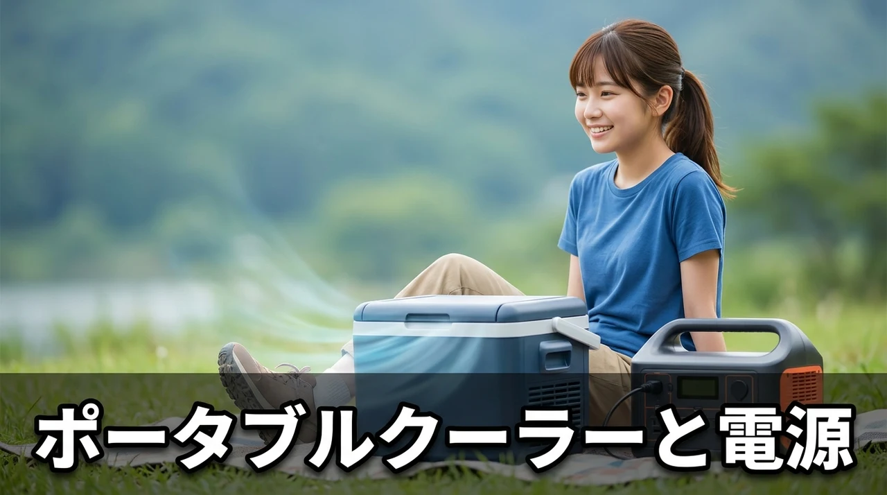 ポータブルクーラーと電源の賢い組み合わせ方