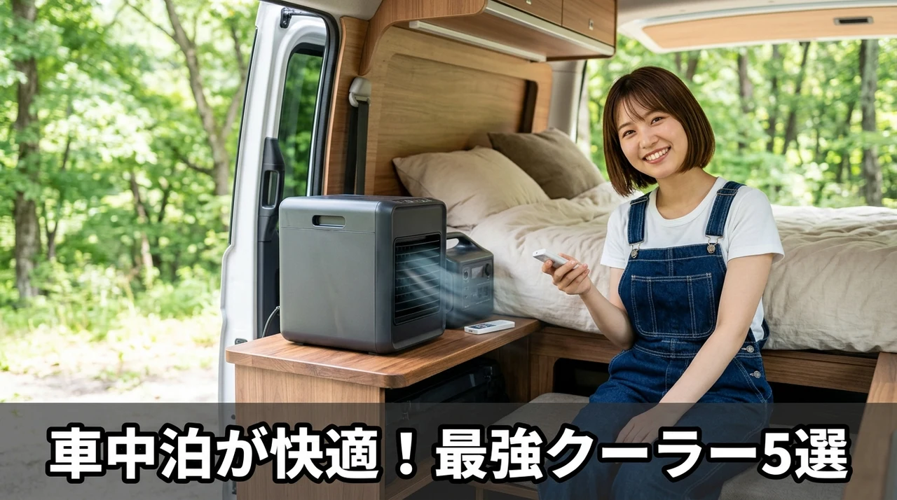 車中泊向けポータブルクーラーおすすめ5選