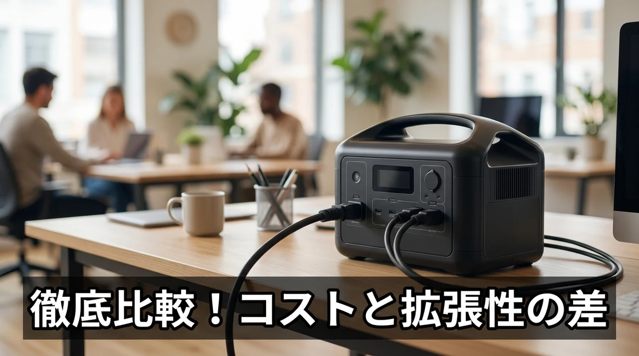 サブバッテリーとのコストと拡張性の比較