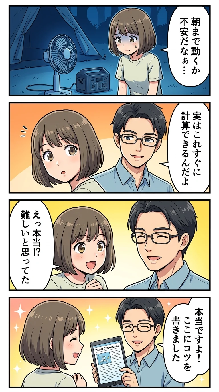 扇風機 消費電力 ポータブル電源