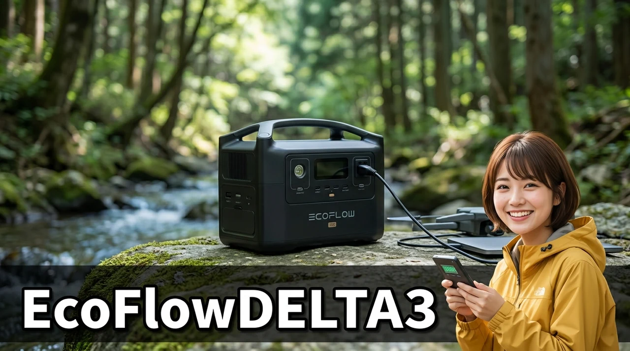 EcoFlow DELTA 3 Plusの基本スペックと特徴