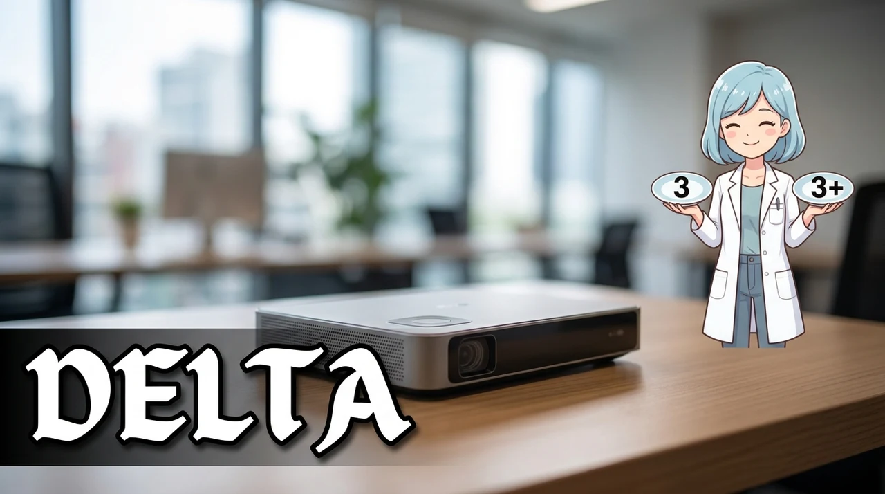 DELTA 3とPlusの決定的なスペック差5選