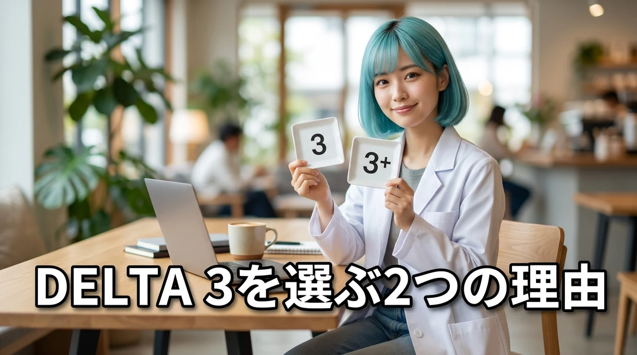 DELTA 3を選ぶべき2つのメリット