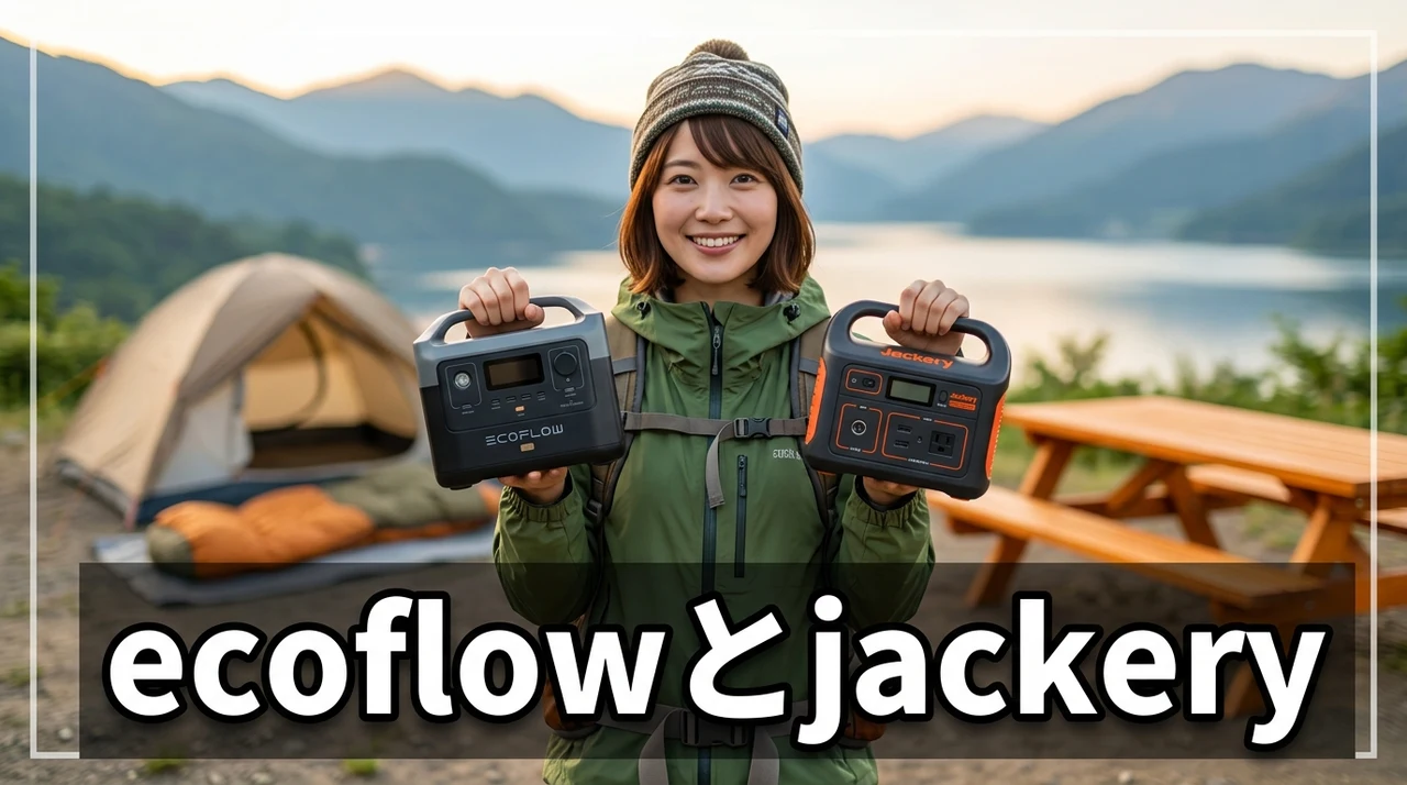 ecoflowとjackeryを用途別に比較｜おすすめの選び方