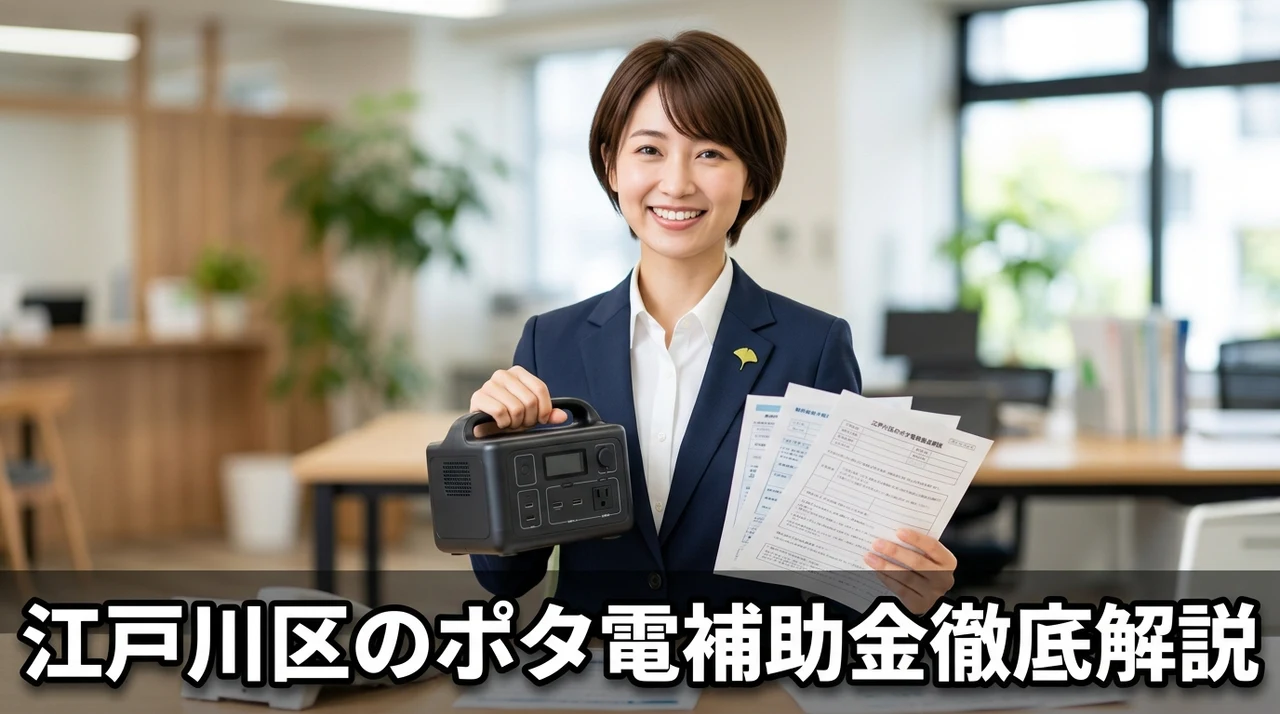 江戸川区のポータブル電源補助金を徹底解説