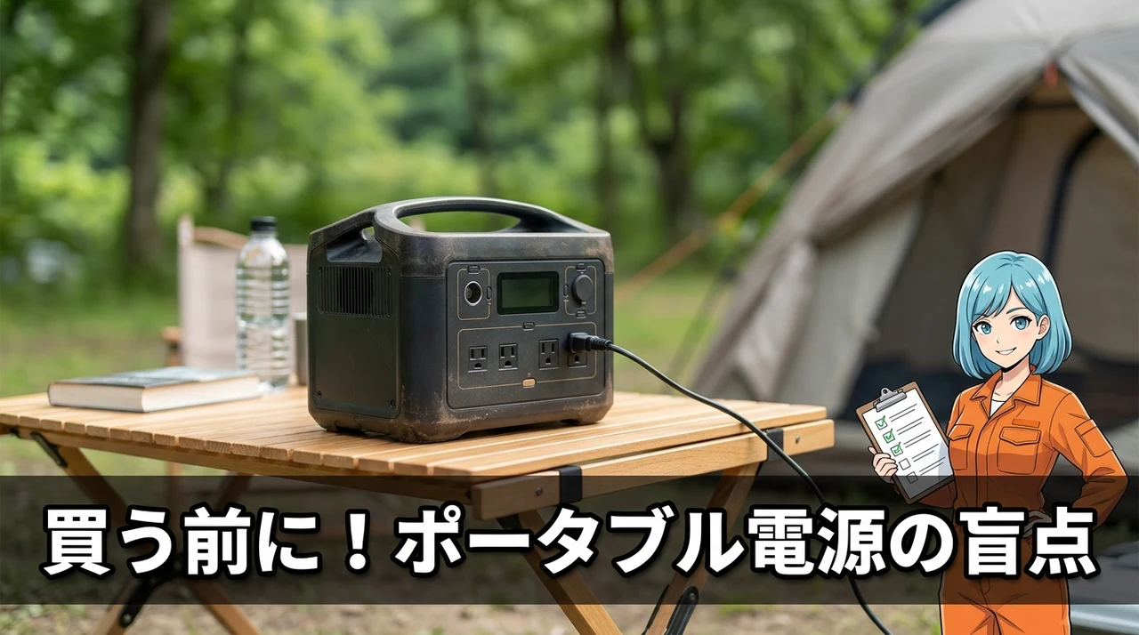 購入前に知っておきたいポータブル電源の安全リスク