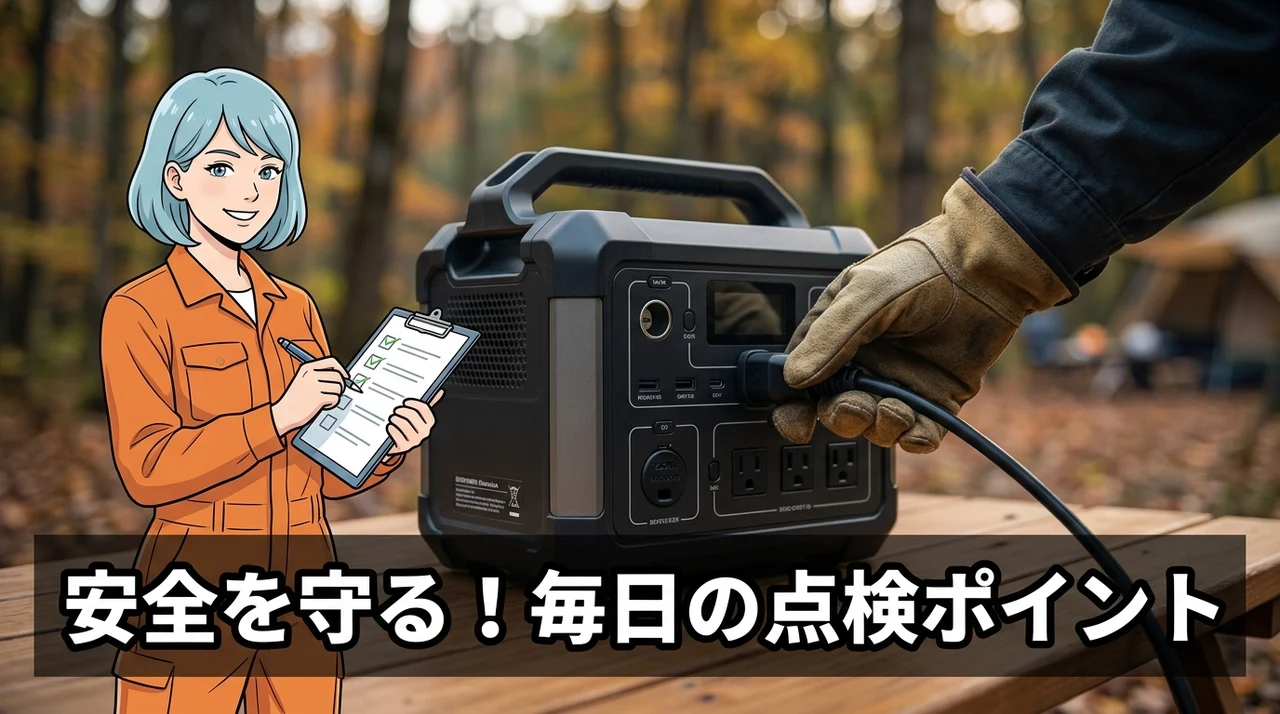 安全に使い続けるための日常的なチェックポイント