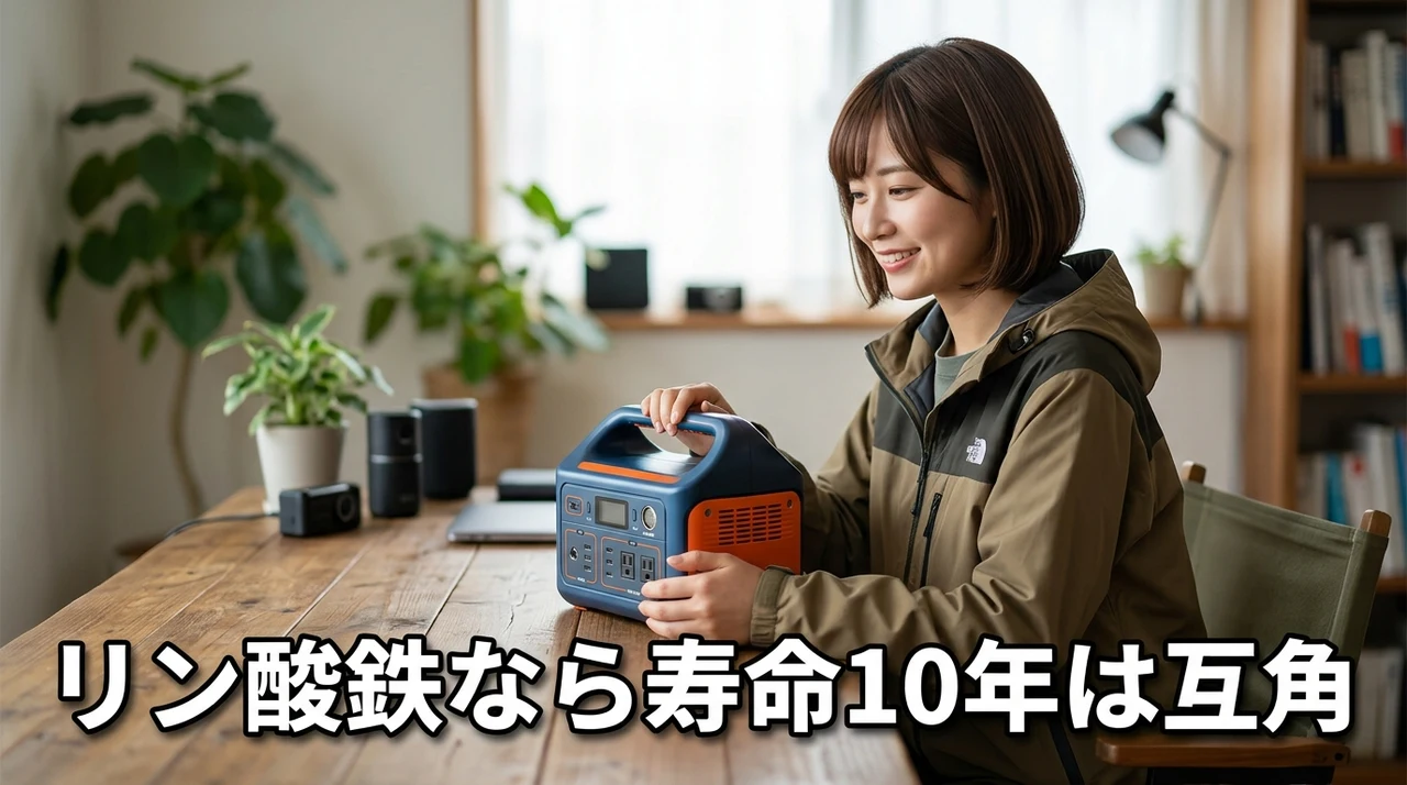 寿命と電池技術を比較｜リン酸鉄で10年は互角