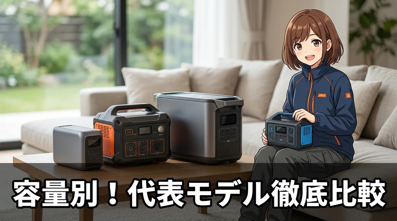 代表モデルで徹底比較｜容量クラス別おすすめ