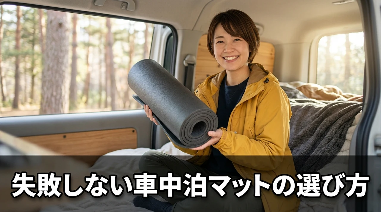 車中泊マットの人気商品と選び方