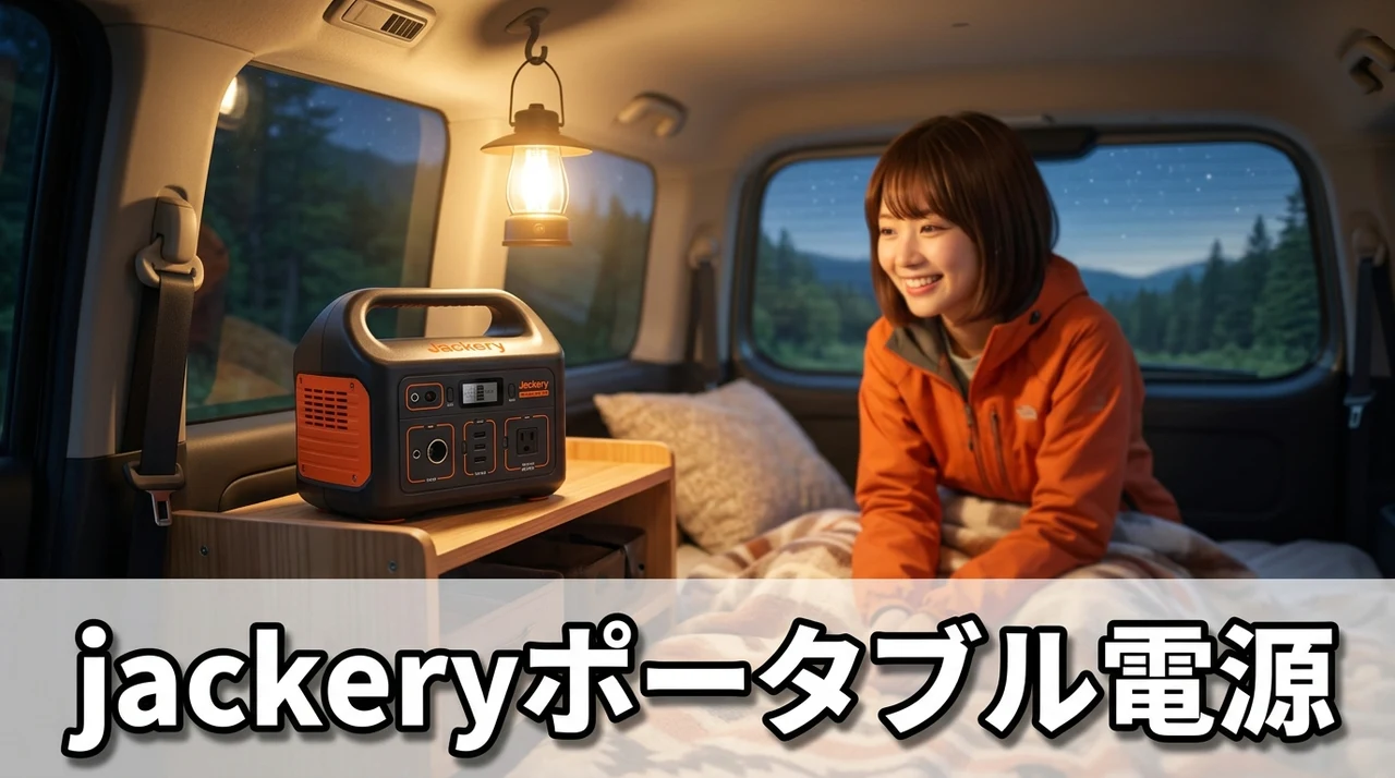 jackery ポータブル電源 700を車中泊で使う5つのメリット