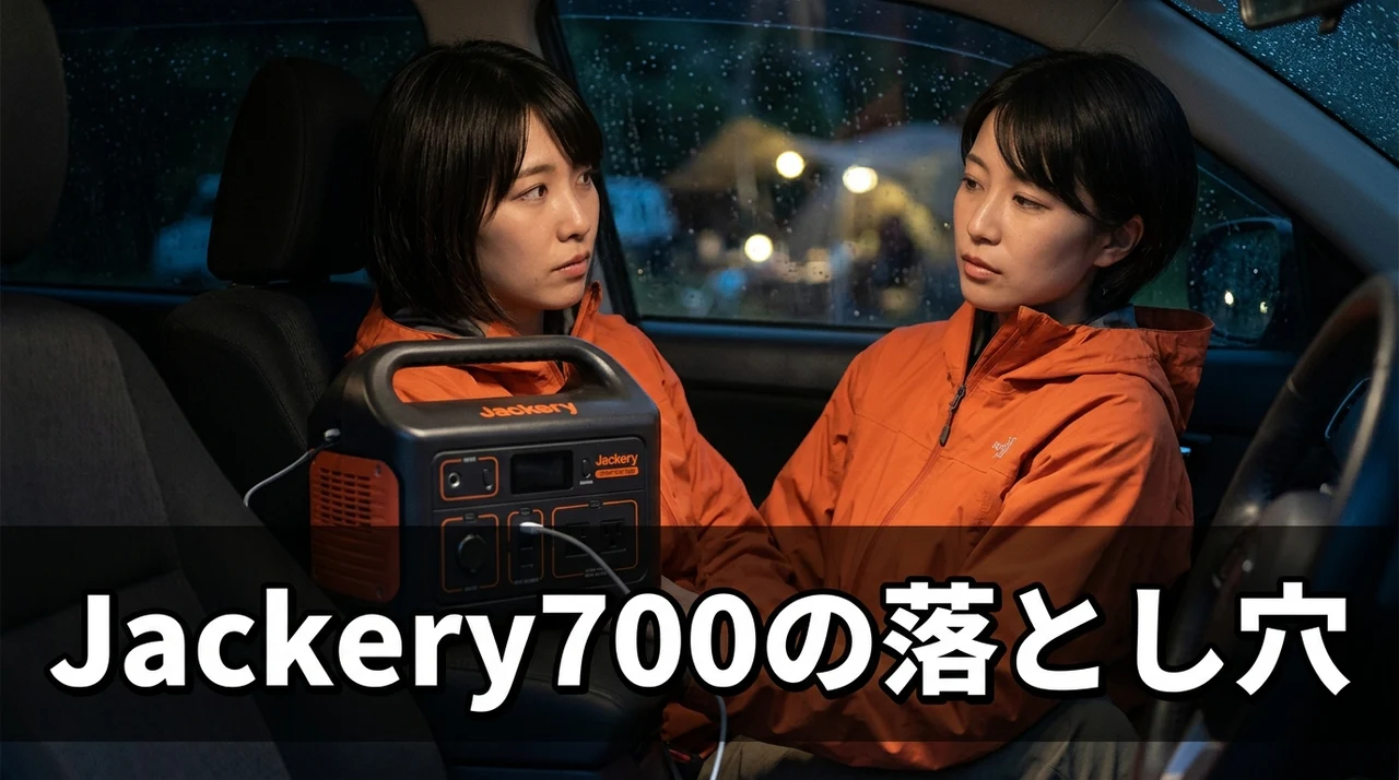 車中泊でjackery 700を使う前に知るべきデメリット