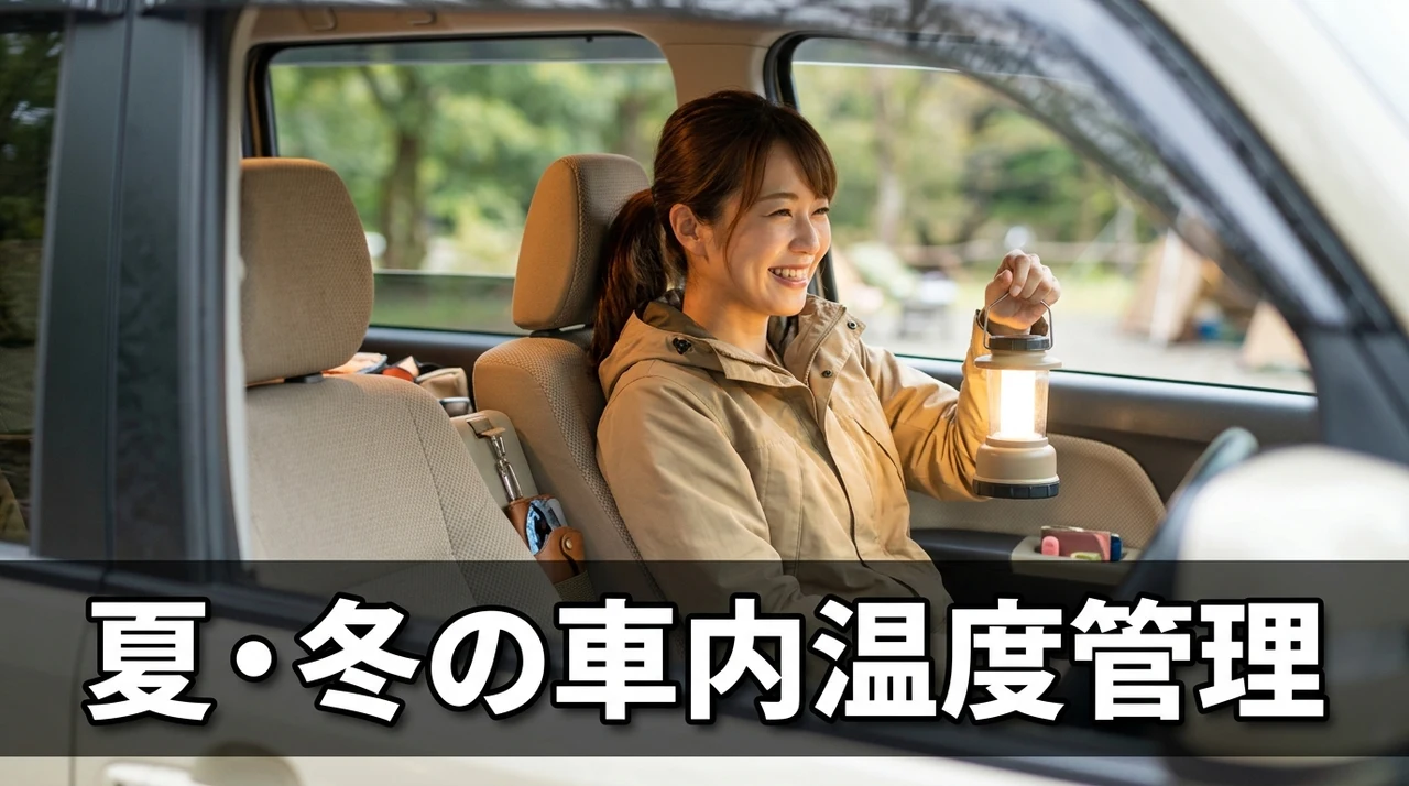 夏・冬の車内温度管理とプライバシー対策