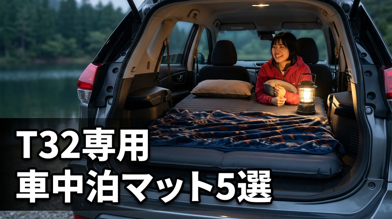 t32エクストレイル車中泊で必須のマット5選
