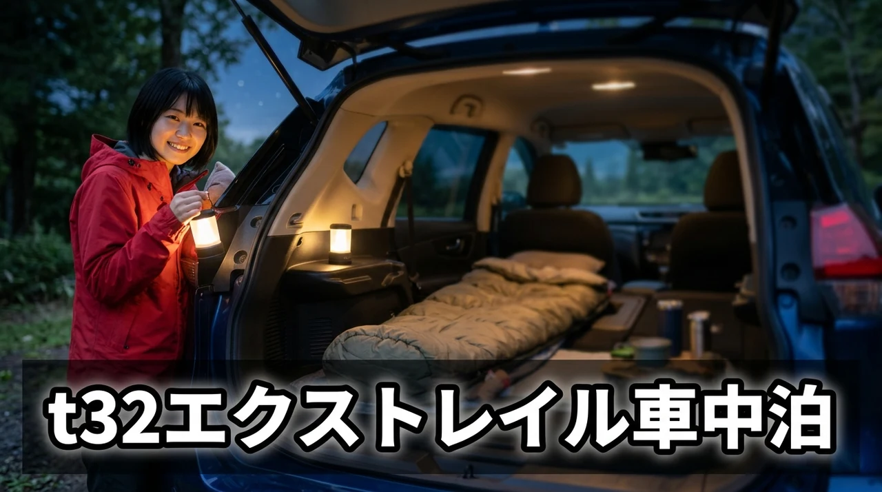t32エクストレイル車中泊の結露・換気・安全対策