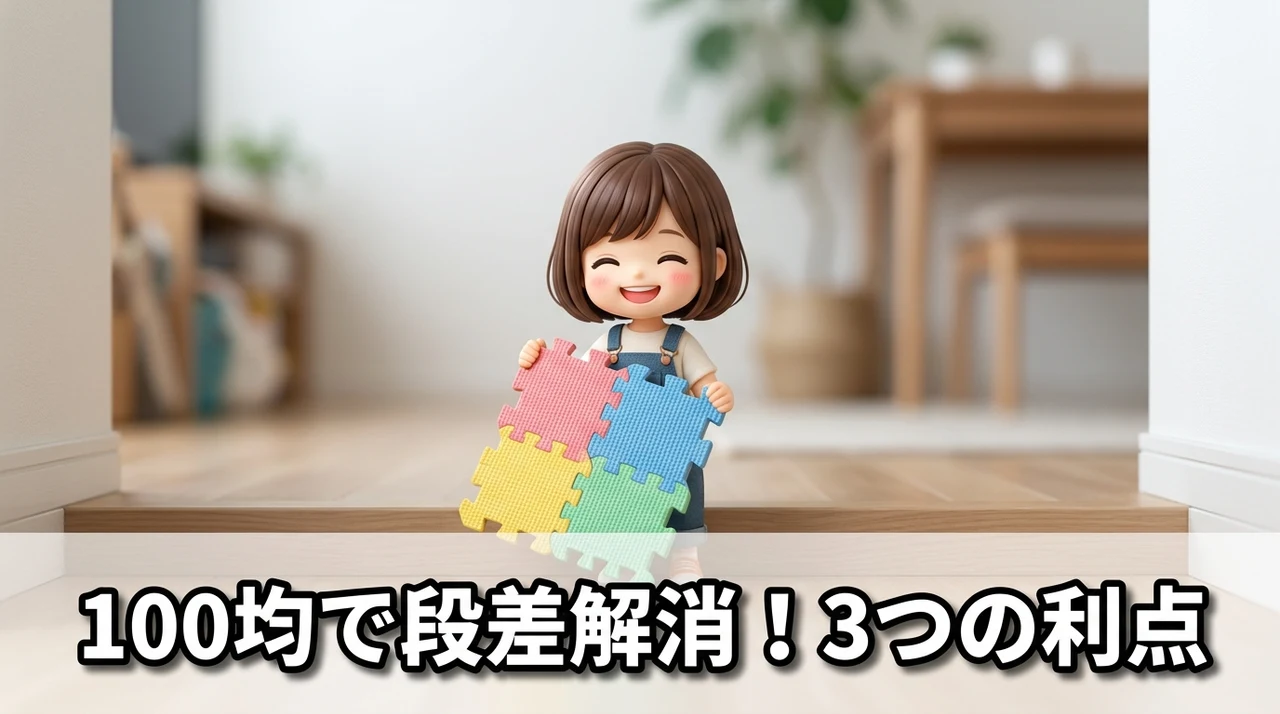 100均グッズで段差解消する3つのメリット
