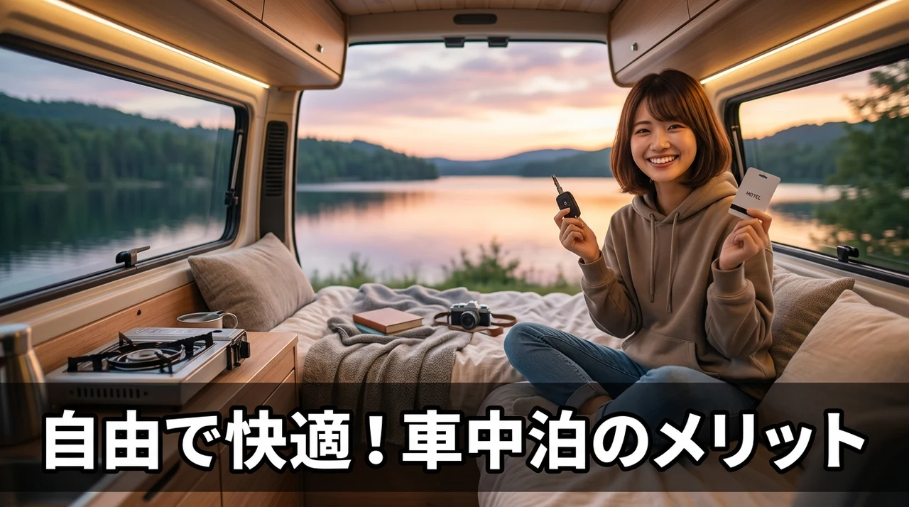 車中泊の快適性と自由度のメリット