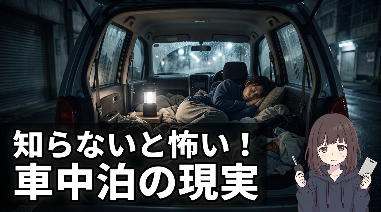 車中泊のデメリットとリスク