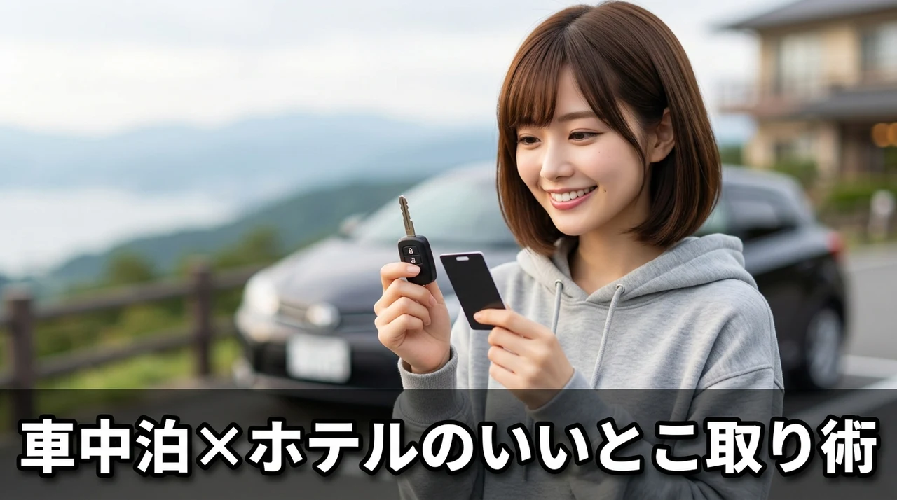 車中泊とホテル泊のハイブリッド活用法
