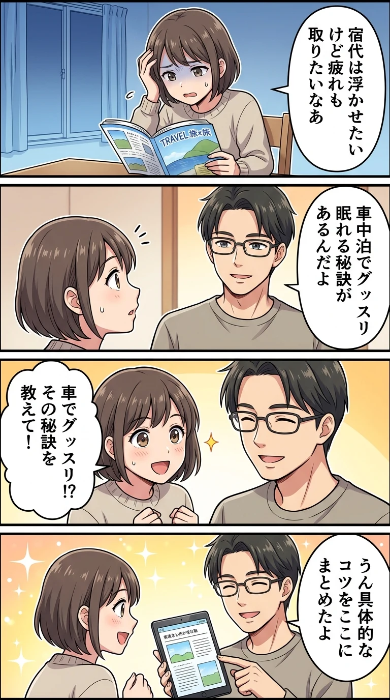 車中泊 ホテル 比較