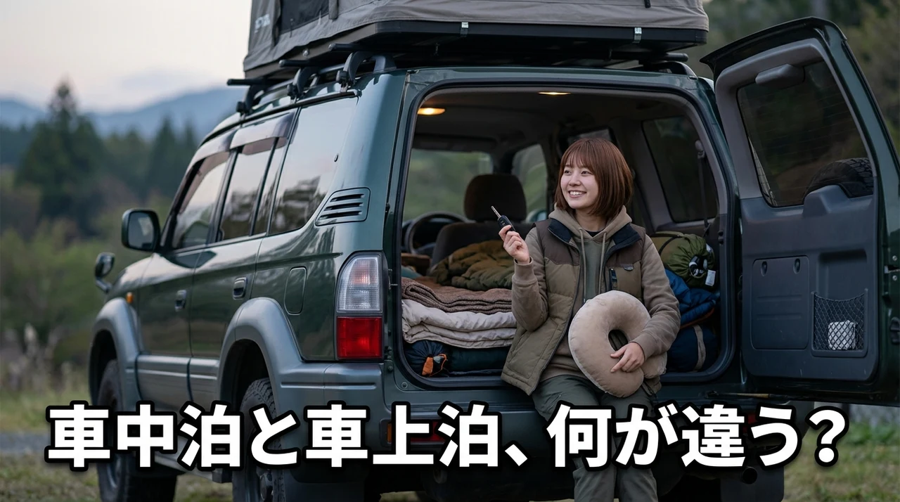 車中泊と車上泊の違いを基本から解説