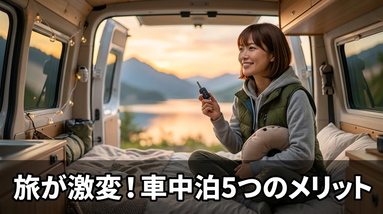 車中泊で実感できる5つのメリット