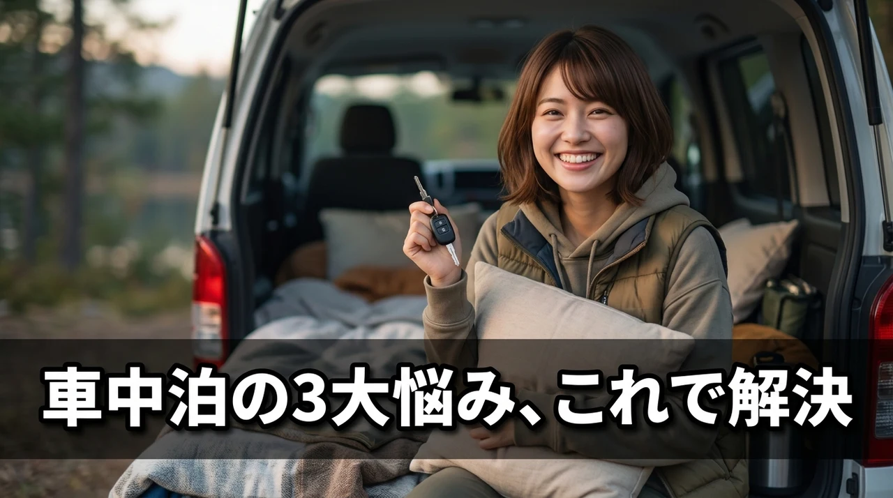車中泊の3つのデメリットと対策