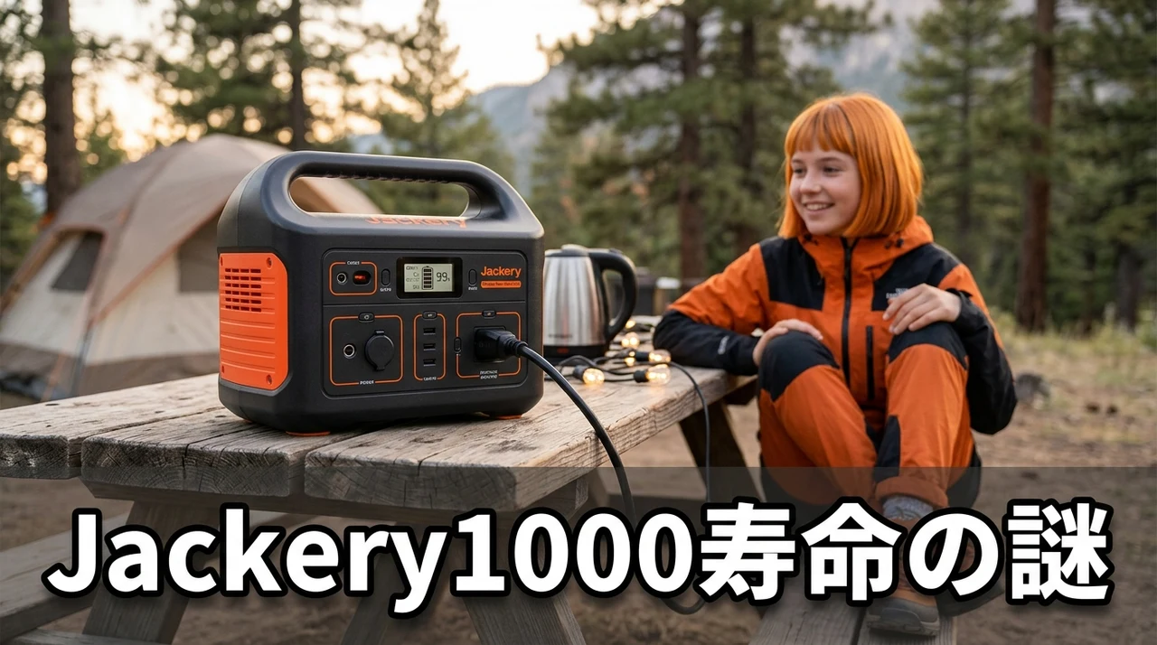 jackery ポータブル電源 1000の寿命とサイクル数