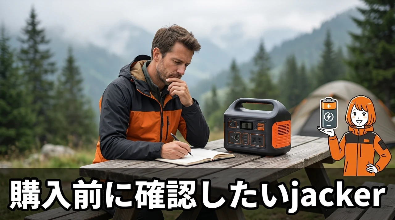 購入前に確認したいjackery 1000のデメリット3選