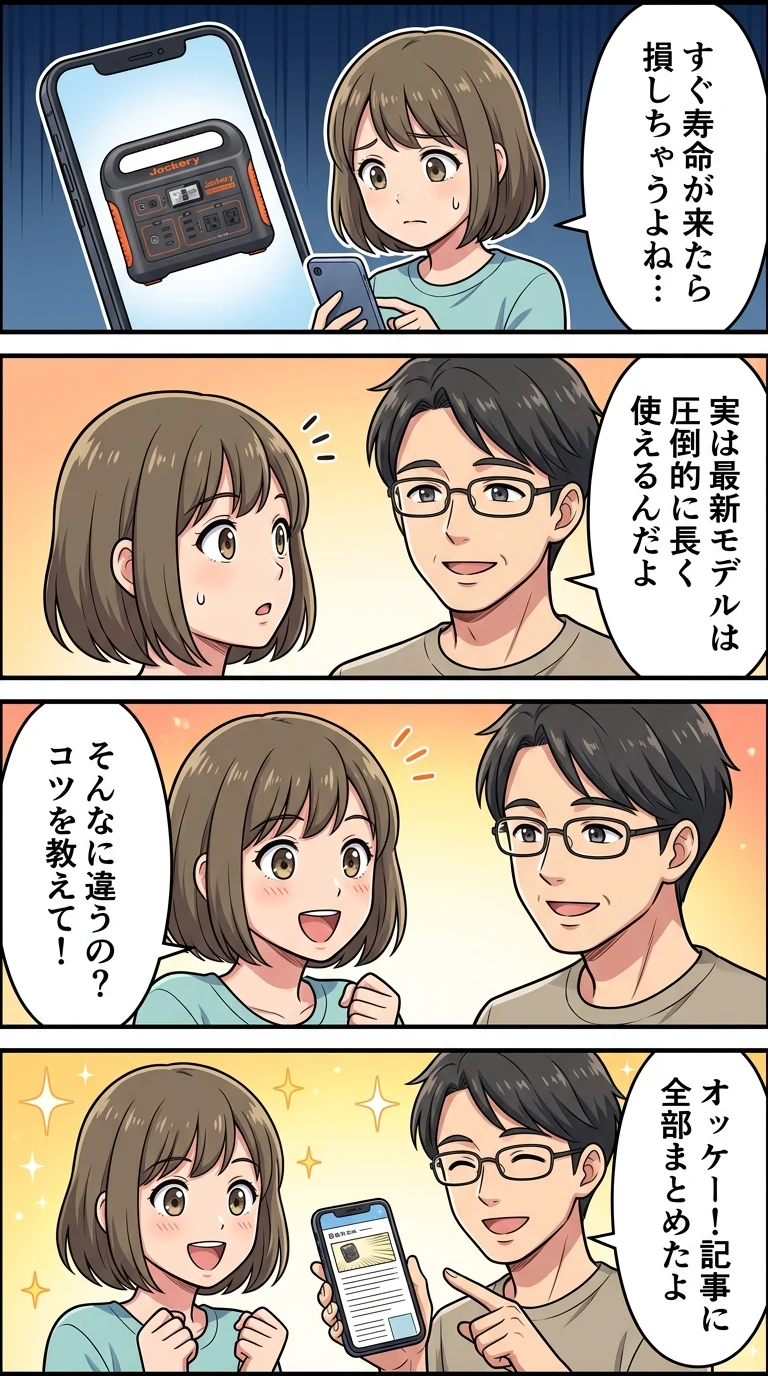 jackery ポータブル電源 1000 寿命