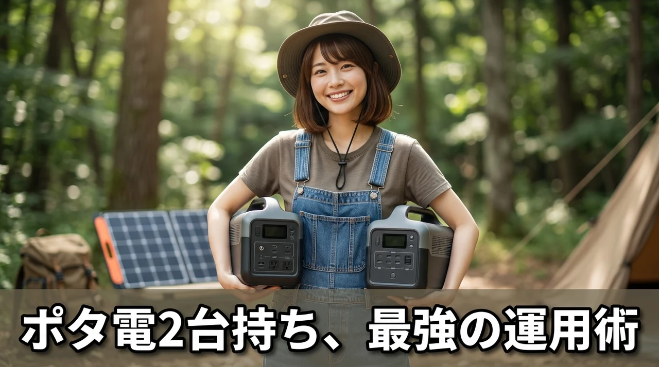 ポータブル電源を2台持ちするメリットと運用の基本