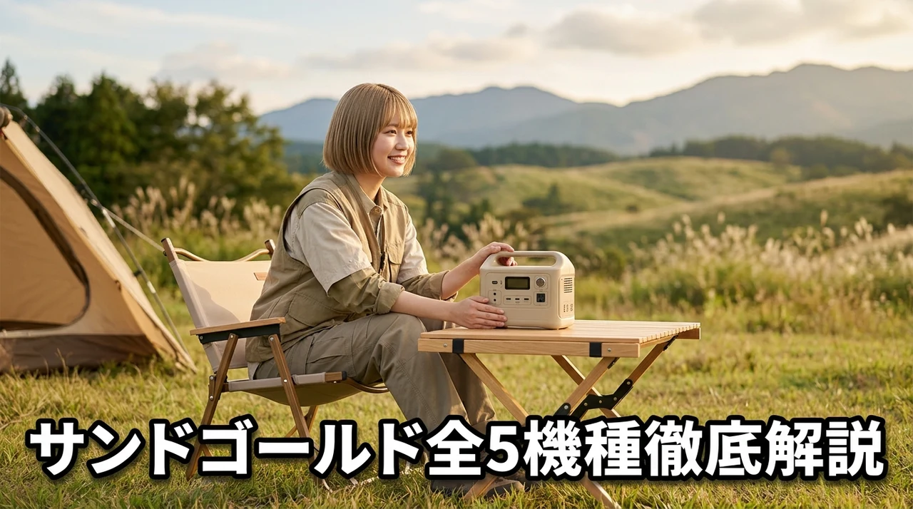jackery サンドゴールド全5機種のラインナップを解説