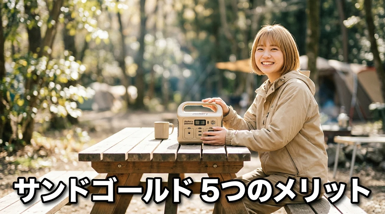 jackery サンドゴールドを選ぶ5つのメリット