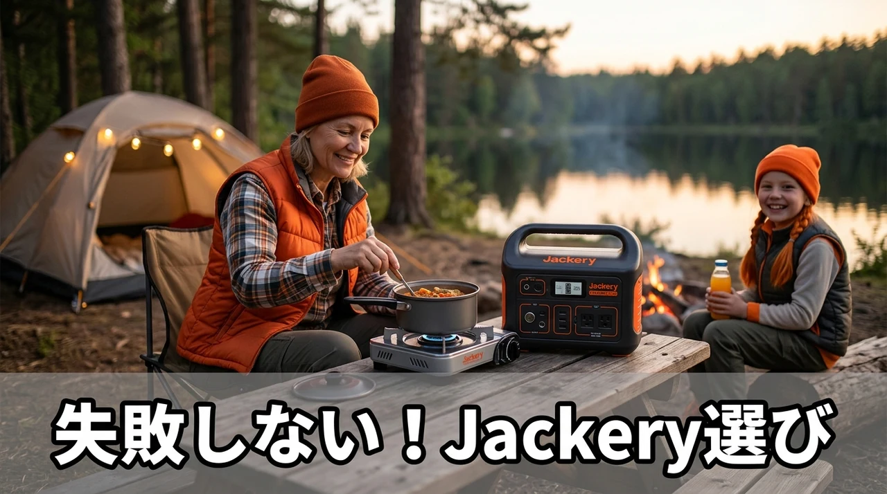 停電やキャンプに役立つjackeryの選び方