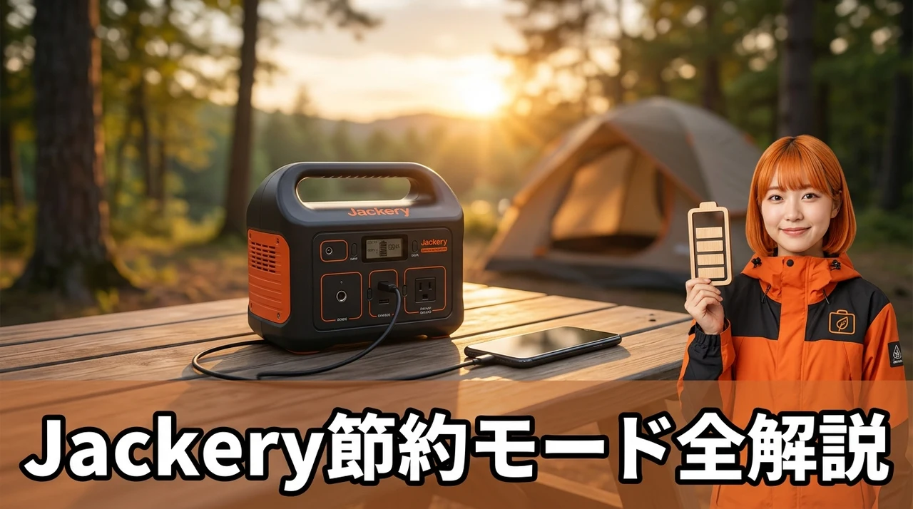 jackeryのバッテリー節約モードの仕組みと対応機種