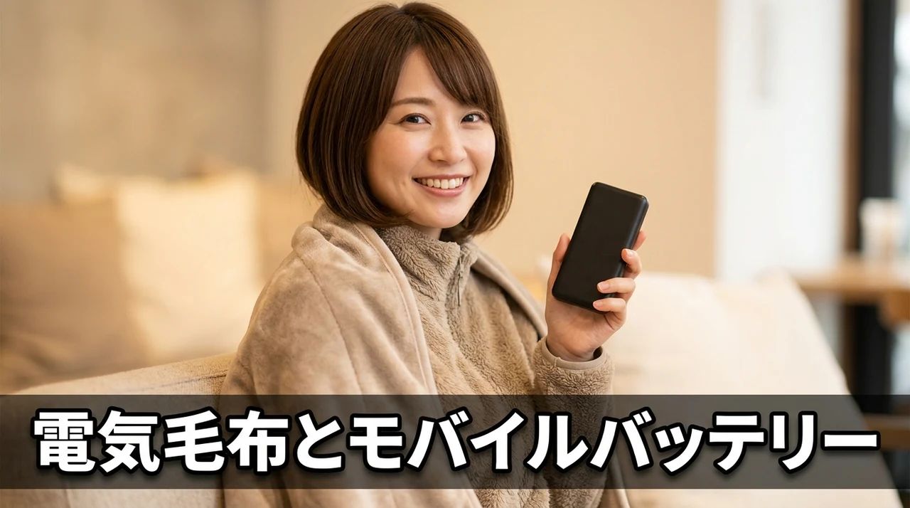 電気毛布とモバイルバッテリーの相性を見極める選び方