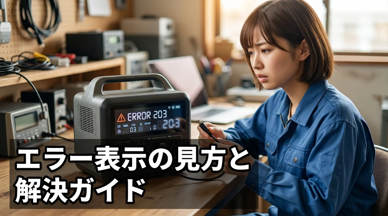 エラーコードとディスプレイ表示の見方