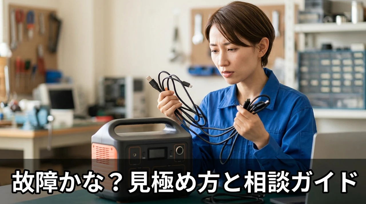 故障かどうかの判断基準とサポート問い合わせ