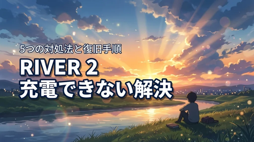 ecoflow river 2が充電できない原因を解決！5つの対処法と復旧手順