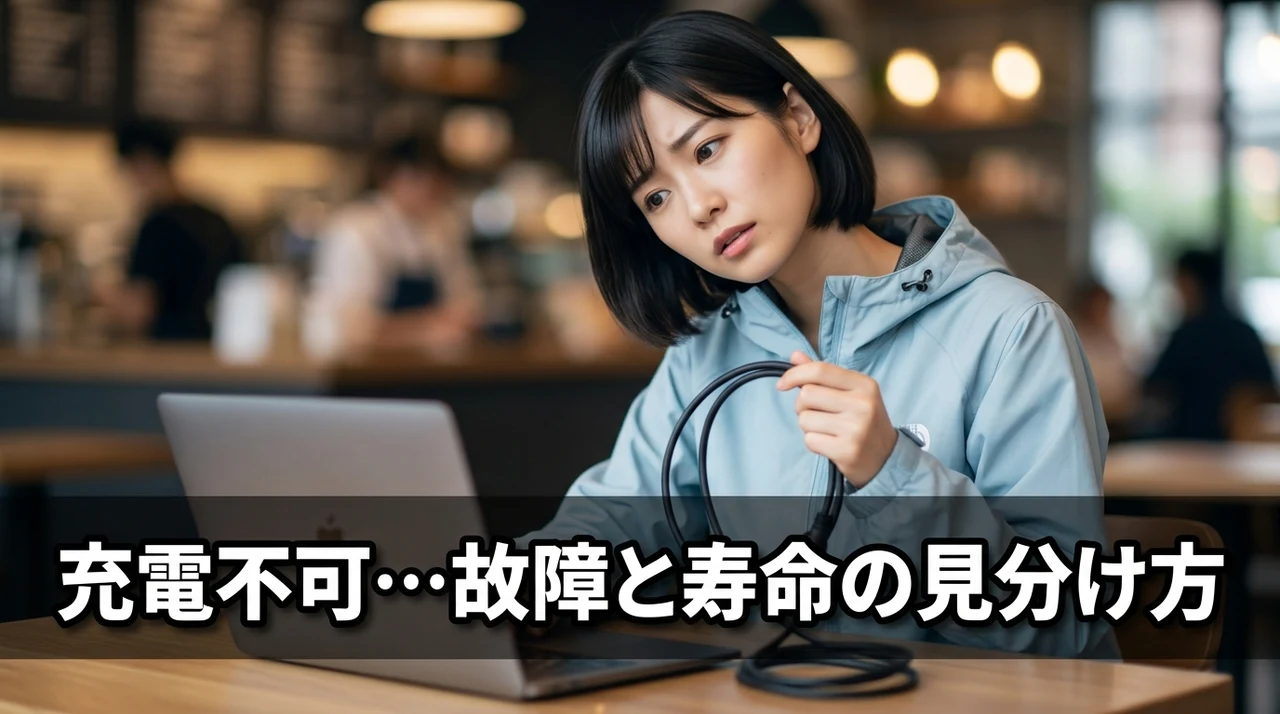 充電できないときの故障・寿命の判断基準