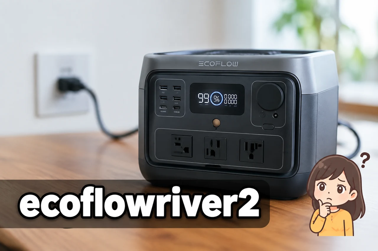 ecoflow river 2 maxが充電できない原因
