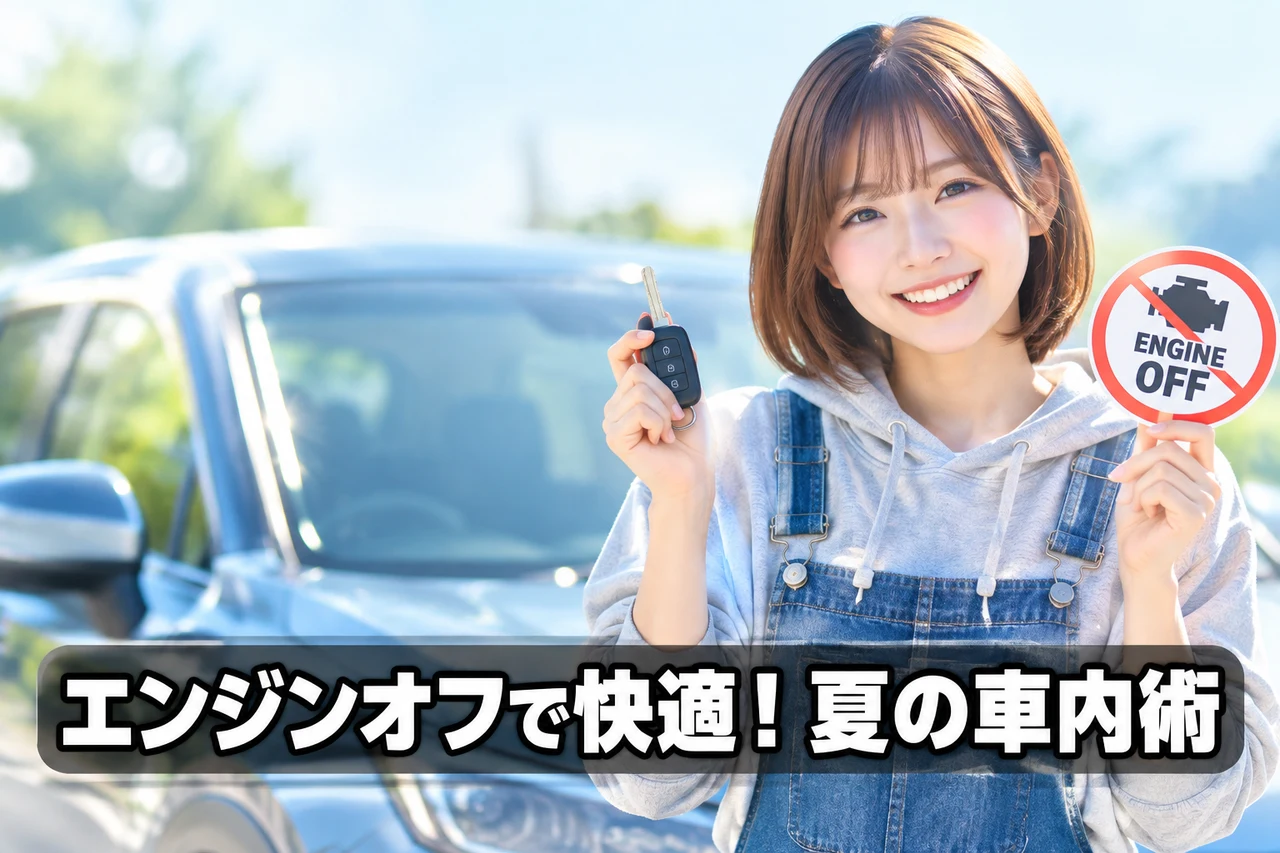 エンジンをかけずに夏の暑さをしのぐ対策