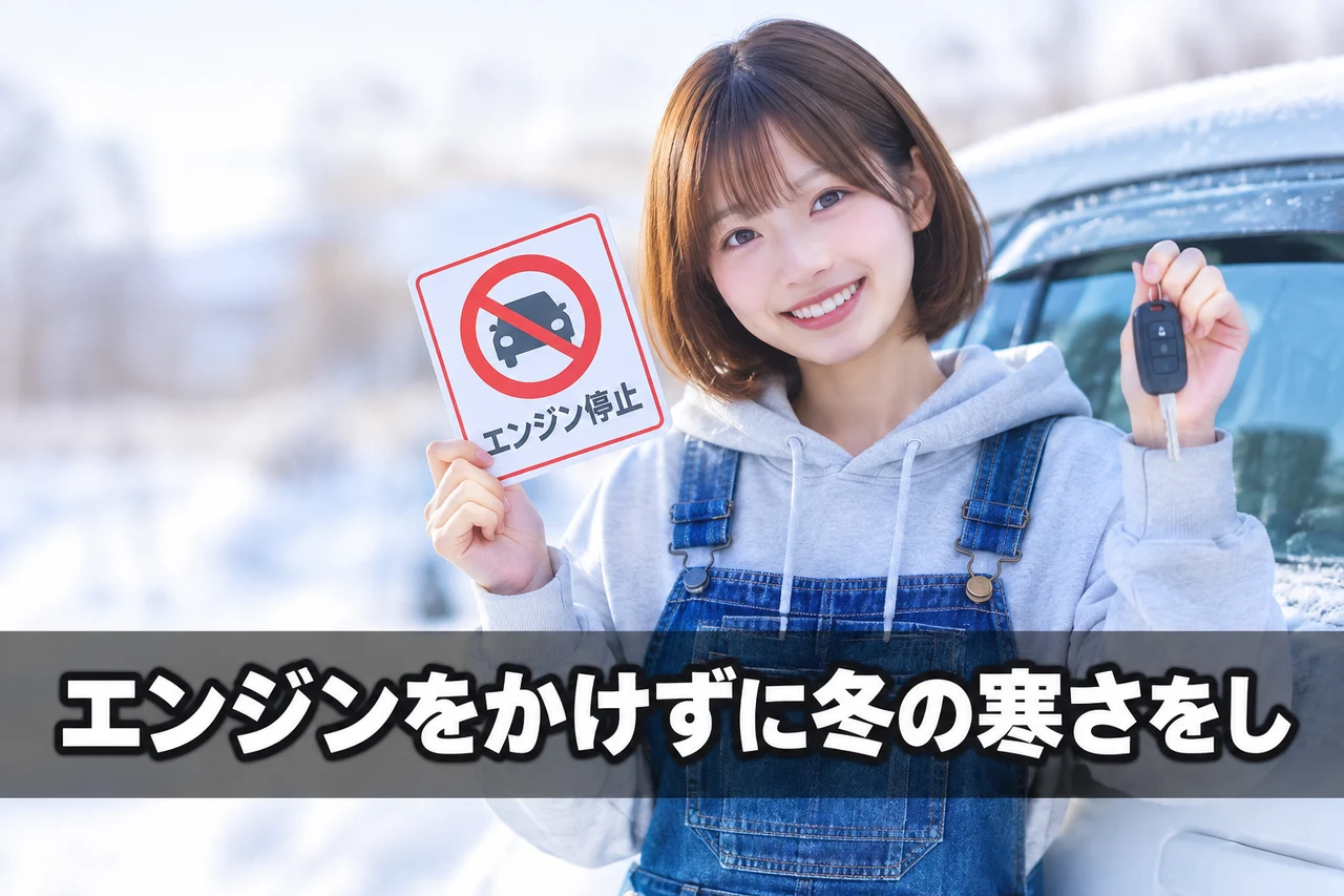 エンジンをかけずに冬の寒さをしのぐ対策
