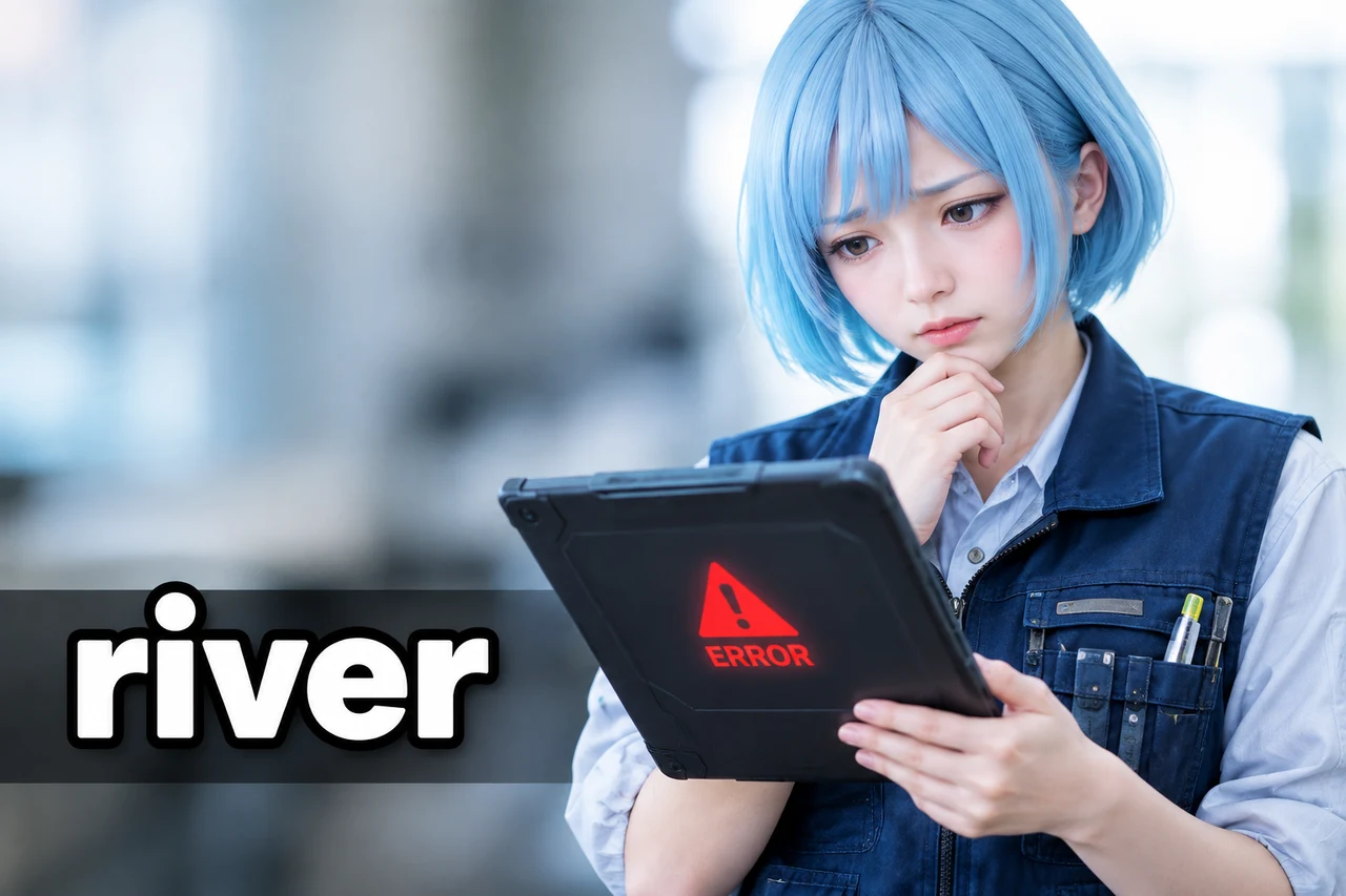 river 2でよくあるエラー表示と症状